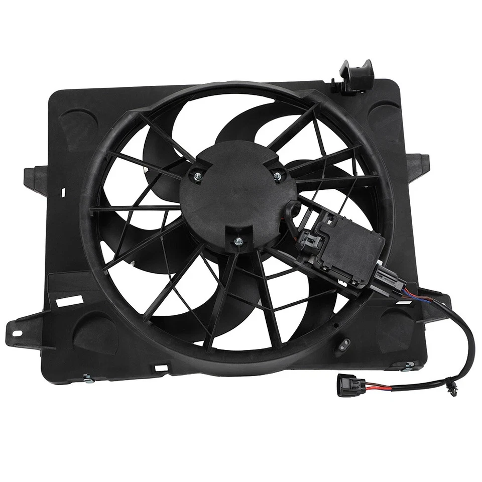 Electric Radiator Cooling Fan Assembly Fit For Lincoln Town Car 2003 2004 2005 - Imagem 2 de 4