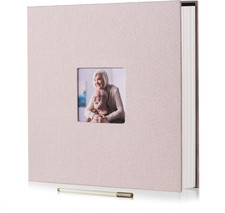 Large Photo Album Self Adhesive with Picture Display Window DIY Scrapbook Album