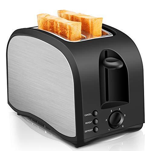 2 Slice Toaster Cusinaid Black Wide Slot Best Rated Prime W Pop up