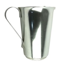 Color Craft Silver Aluminum Water Pitcher Ice Lip Metal Strap Handle