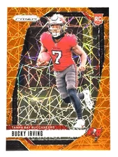 2024 Panini Prizm Bucky Irving #316 Orange Lazer Prizm RC Rookie - Buccaneers