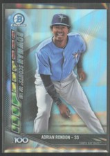 2017 Bowman Chrome Scouts' Updates Top 100 Adrian Rondon #BSU-AR