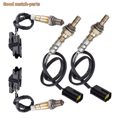 4pcs Oxygen O2 Sensor for 2007-2008 Infiniti FX35 M35 3.5L Upstream+Downstream