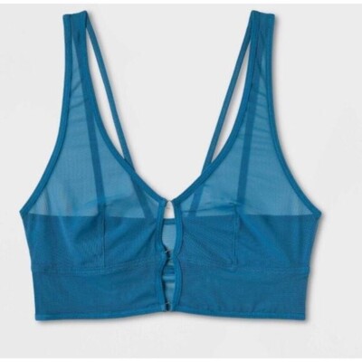 Colsie Women's BRa brami Corset Pullover Blue Size XS