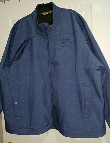 Men's 3XL TRI-MOUNTAIN GOLD Blue Plaid Windproof Water Resistant Jacket》CSX - Picture 2 of 9