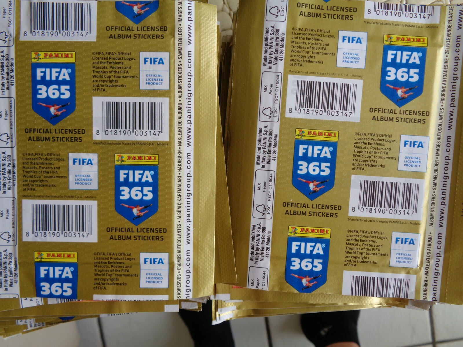 2020 PANINI 365 50 sticker packs Find Rookies HAALAND Foden ++ made in ITALY view 2