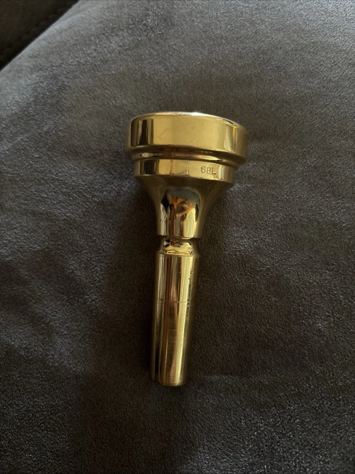 Denis Wick 6BL Large Shank Euphonium & Baritone Mouthpiece Gold Plated FREE SHIP - Image 2 of 4