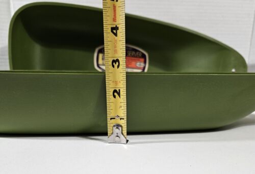 1960s David Douglas Gourmet Server Trays Vintage Avocado Green Set Of 6 Accalac - Picture 18 of 19
