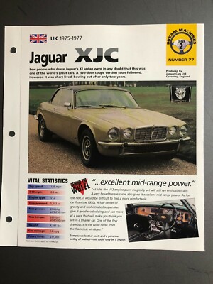 1975 - 1977 Jaguar XJC Coupe IMP 
