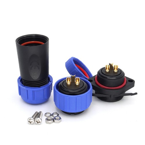 SP21 2pin~12Pin Waterproof Electrical Cable Plug Socket Panel Mount Connector - Picture 5 of 82