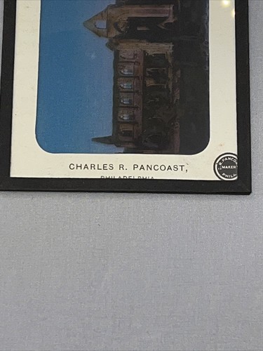 Antique Glass Color Lantern Slide Tintern Abbey Wales England - Foto 3 di 4