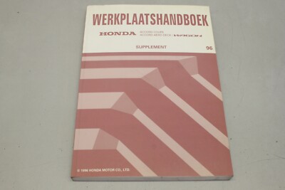 HONDA  ACCORD COUPE AERO DECK WAGON 96  Werkstatthandbuch 6DUSV222