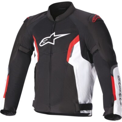 Alpinestars AST V2 Air Textile Motorcycle Jacket | Black/White/Red