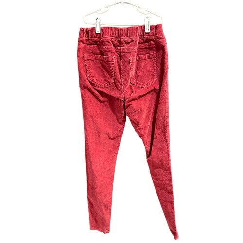 Boden Maroon Corduroy Leggings, EUC, Sz 14Y (164cm) (14) (14C) - Picture 2 of 5