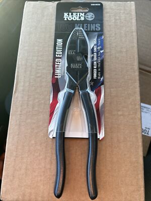Rare Klein Tools 9.33in limited edition 166 Anniversary Electricians Plier D2000