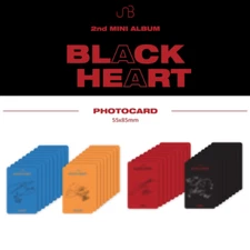 UNB - BLACK HEART PHOTO CARD
