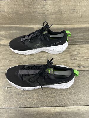 Nike Man\'s Crater Impact Shoes Black Iron Gray White Green Sizes 11.5 Nike Crater Impact Shoes Mens sz 11.5 Black Iron Gray White  main image 2