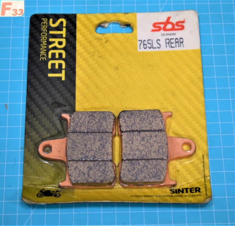 2 plaquettes de frein Arr. SBS Suzuki GSXR 600 750 1000 GSX 1400 GSF 650 BANDIT - Photo 1/1