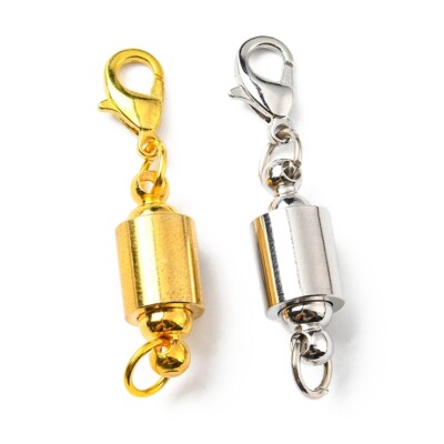 Phinus 12-teiliges Set Magnetischer Schmuckverschlüsse In Gold & Silber – Mit Karabinerhaken Für Halsketten & Armbänder