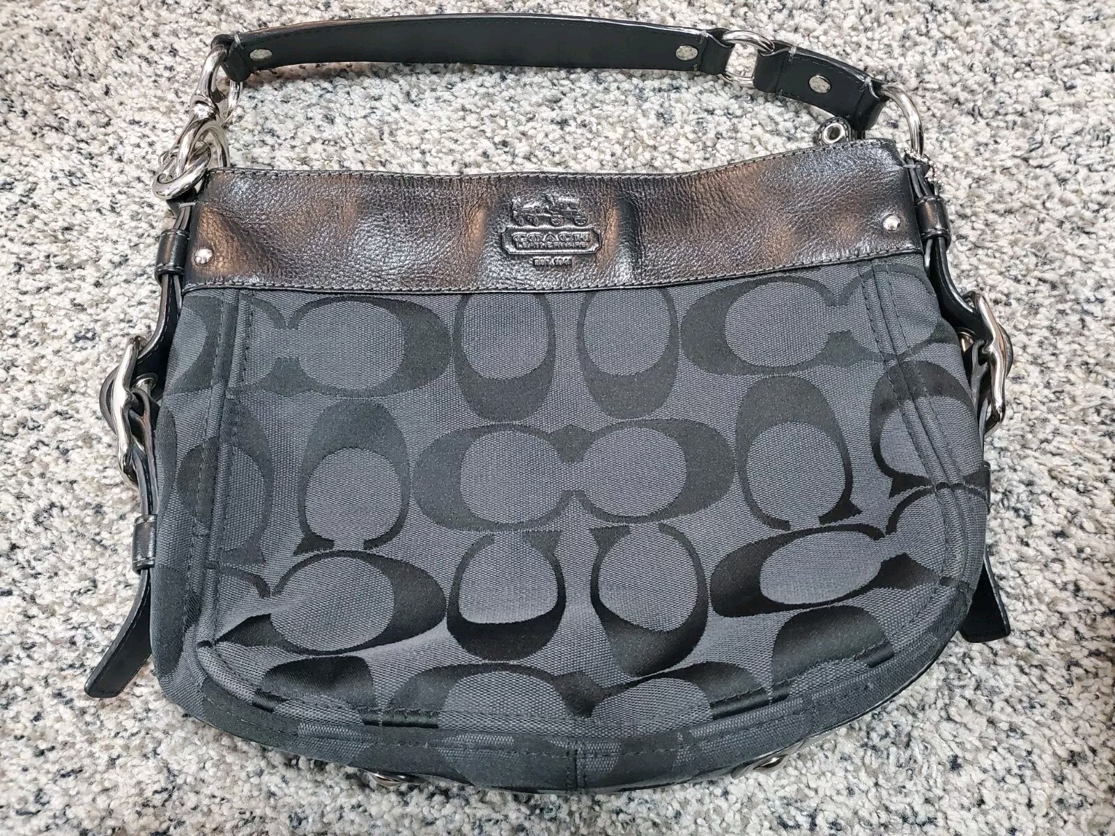 Coach Zoe Signature Shoulder Bag F0993F12657 Gem