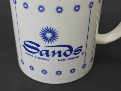 Sands Hotel Casino Las Vegas Kaffeetasse Becher 12 flüssige Unzen Keramik Souvenir USA VERKÄUFER - Bild 6 von 6