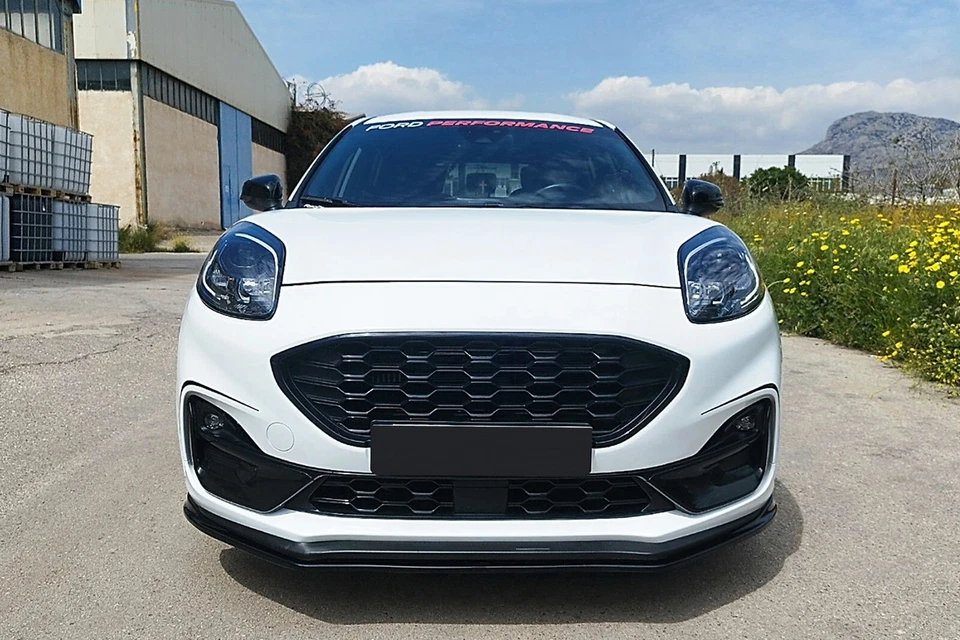 Parachoques Extensión Labio Alerón Spoiler para Ford Puma ST 2019+ Negro - Imagen 3 de 3