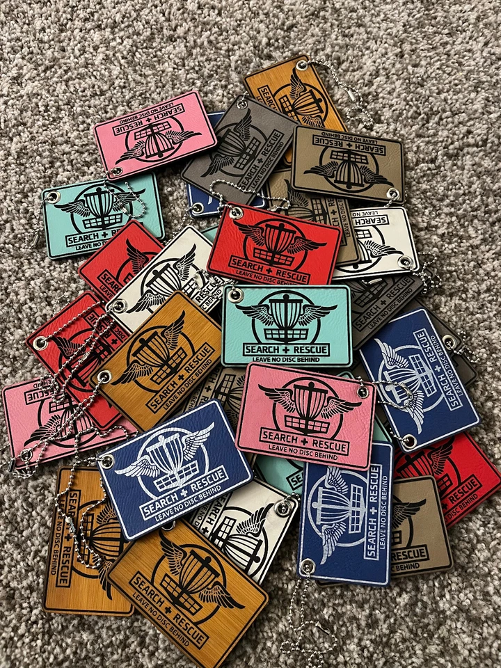 Etiqueta, patch, acessório de golfe a disco bolsa de busca e resgate - Imagem 2 de 4