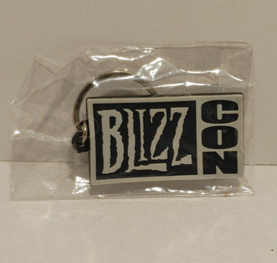 RARE! Blizzard BlizzCon 2008 Logo Keychain Vendor Promo Item SEALED