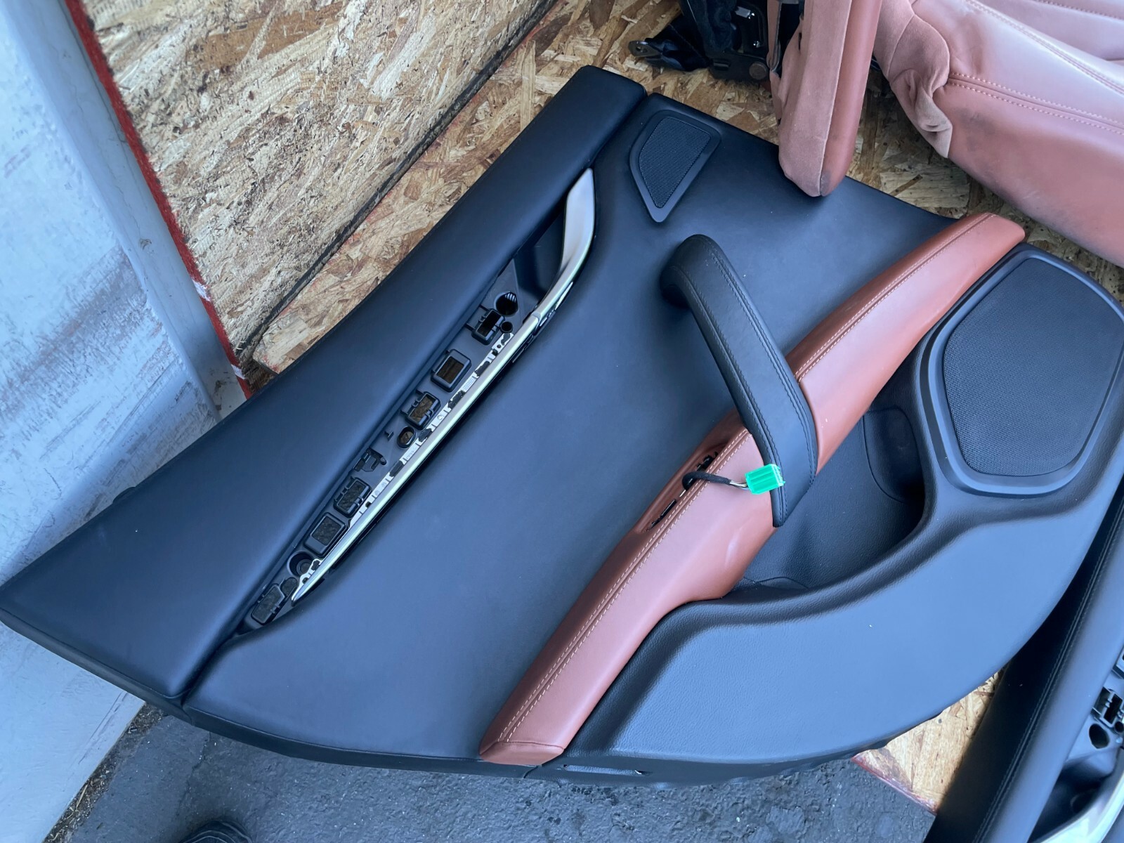 LEATHER SEAT SEATS W/DOOR PANELS SET BROWN 45K 14-17 MASERATI GHIBLI S Q4 3.0L