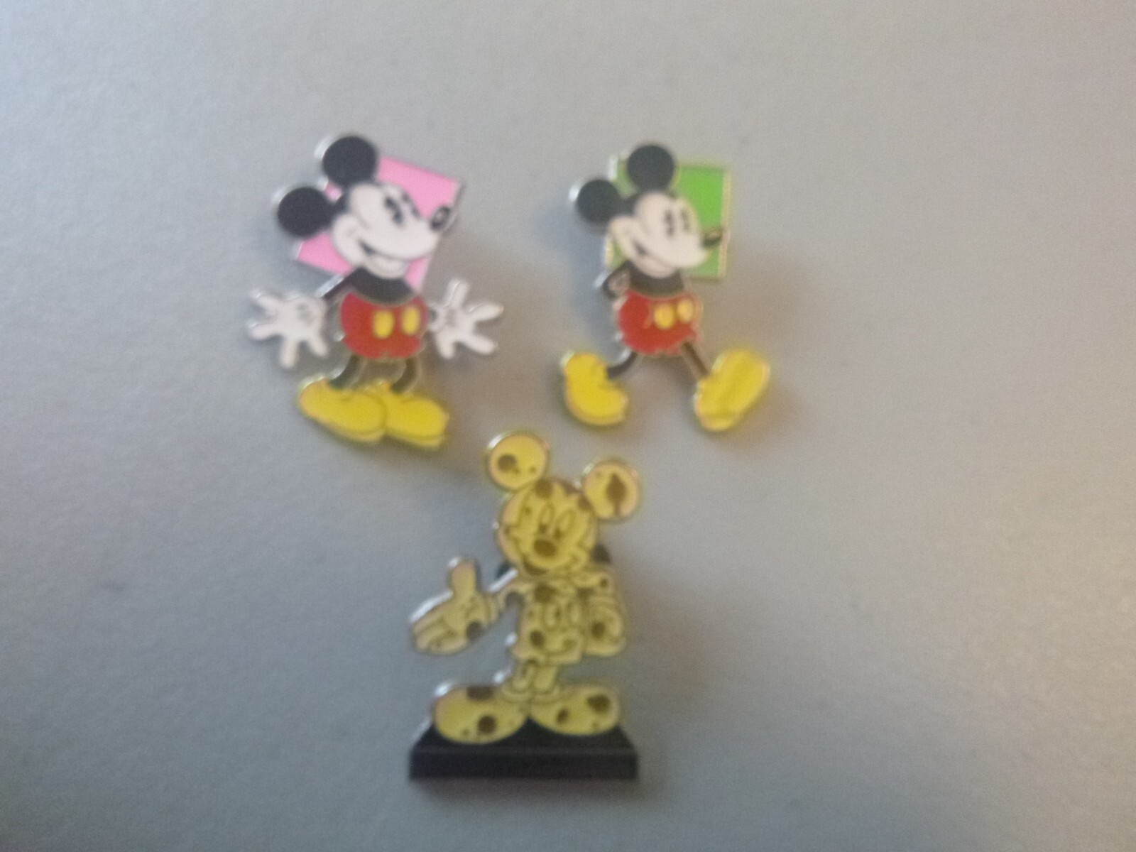 Disney Pins - 3 Pins - 3 different Mickey Mouse Full Body Pins