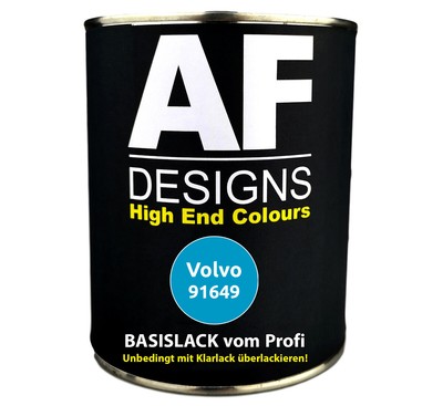 0,5L Autolack für Volvo 91649 Blue Telecom Spritzfertig