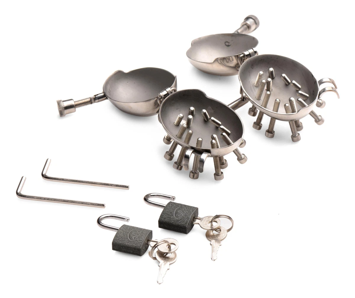 Spiked CBT Ball Stretcher Scrotum Separator Sex Toy BDSM Adult Sex Cock  Torture | eBay