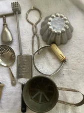 Ten Piece Kitchen Gadgets Vintage
