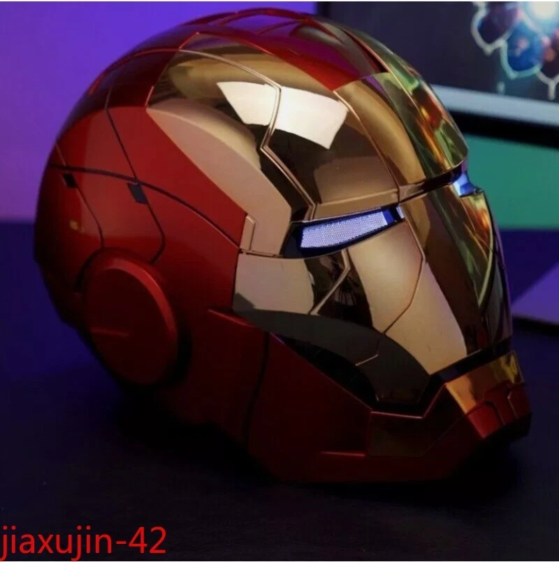 AU Stock Autoking Gold Iron Man MK5 Helmet Electronic Voice Activated Open&Close - image 2 of 4