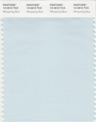 PANTONE Smart 12-4610X Color Swatch Card, Whispering Blue
