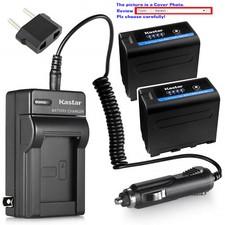 Kastar Battery AC Charger for Sony NP-F970PRO Sony HXR-NX100 HXR-NX3 HXR-NX5