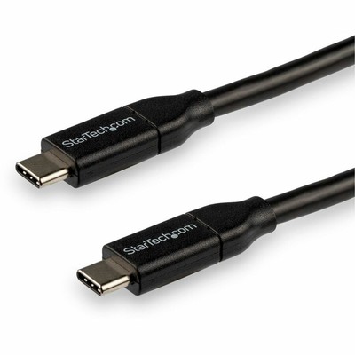 StarTech 10ft USB-C to USB-C Cable w/ 5A PD - M/M - USB 2.0 - Black