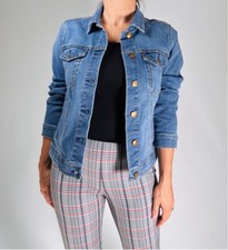 Women's Seven7 Denim Jean Jacket Blue M