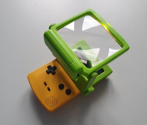 Lupe mit Licht für GameBoy Color | Light Master Magic Magnifier | Grün NEUWERTIG