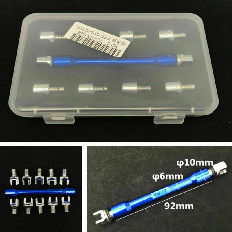 10 Sizes CNC Motorcycle Bikes Spoke Nipples Wrenches w/ 10 Hardened