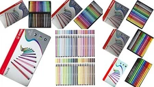 STABILO Pen 68 Felt Tip Adult Colouring Pens Gift set Tin of 10,15,20,30,40,50
