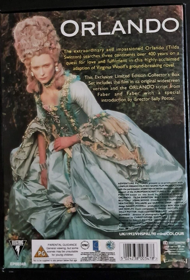 ORLANDO- Limited Edition Box Set VHS Video with Screenplay Book by Sally Potter - Image 2 of 4