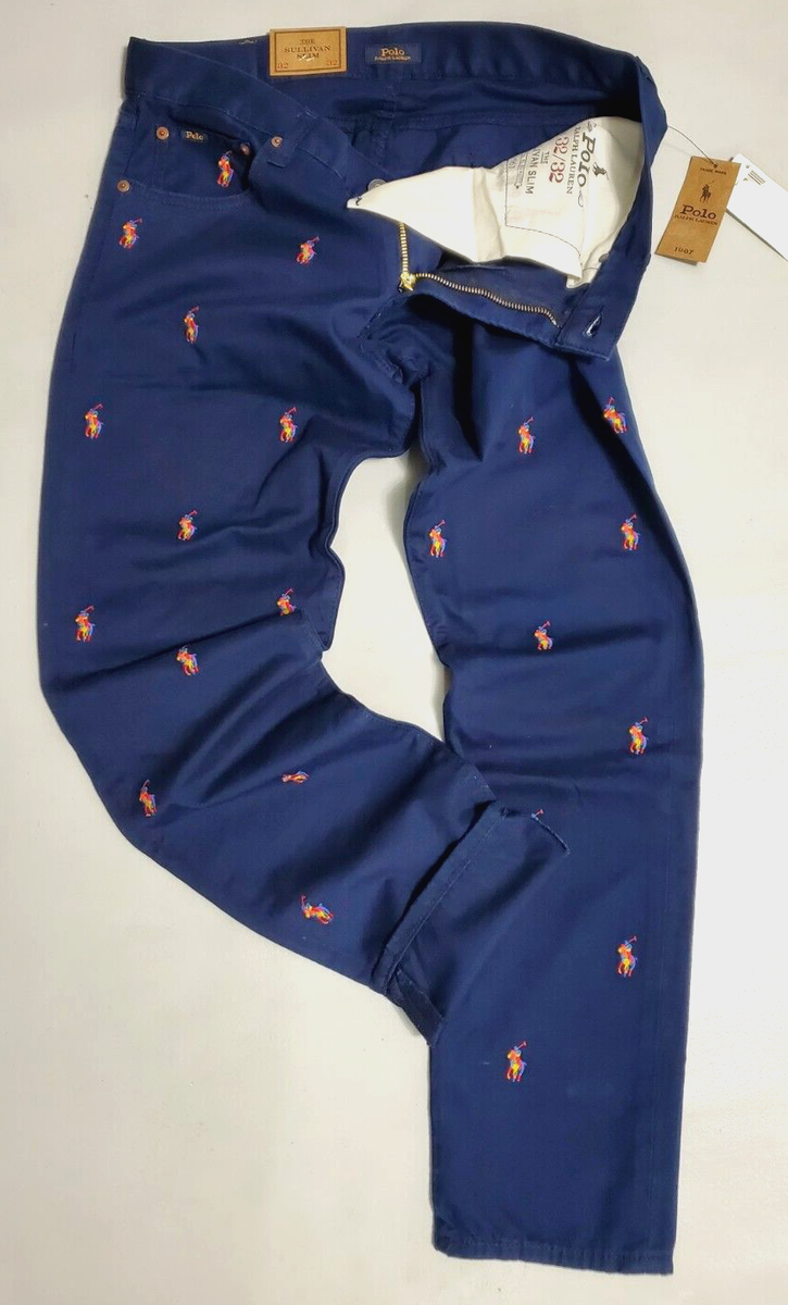 Polo Ralph Lauren Sullivan Slim Allover Pony Logo Mens Zip