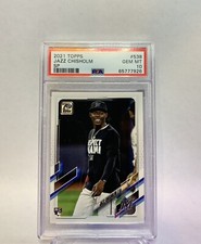 Jazz Chisholm Jr. 2021 Topps Series 2 SP Rookie Card RC #538 PSA 10