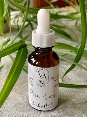 Pain Away Body Oil 1 Oz. ( All Natural Handmade in USA )