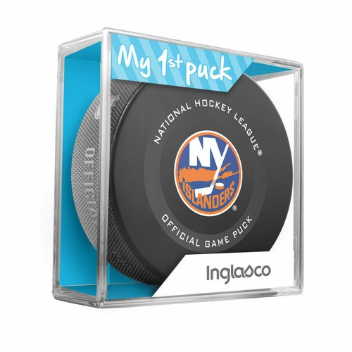 NEW YORK ISLANDERS MI PRIMER DISCO OFICIAL BEBÉ NIÑO AZUL EN ESTUCHE - Imagen 1 de 2