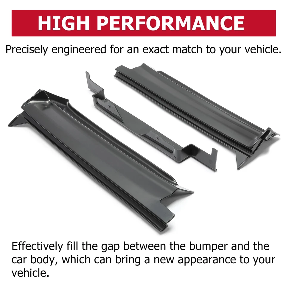 For 1977-79 Cadillac Fleetwood Brougham DeVille Coupe Sedan Rear Bumper Fillers Foto 3 de 4