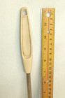 Vintage Beige Nylon Plastic Cooking Serving Fork 12" with Brown Nylon Tines tips — photo 2