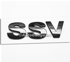 NEW SSV 3D Adhesive Lettering fits Silverado Tahoe Suburban SSV BLK