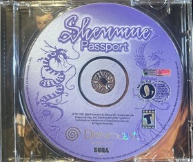 SHENMUE 100% Complete All Discs RARE (Sega Dreamcast 2000)